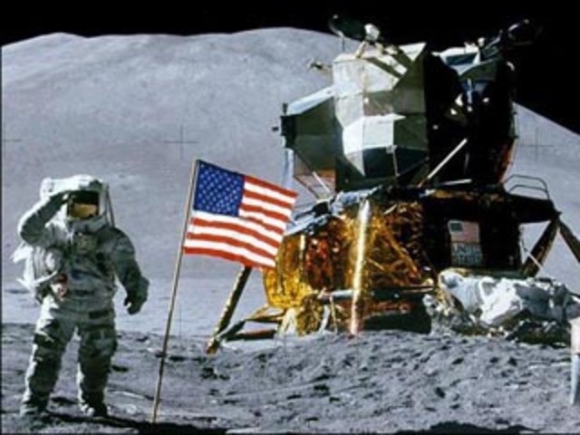 Llegada del hombre a la Luna- Estados Unidos gana la 2a fase ce la carrera espacial