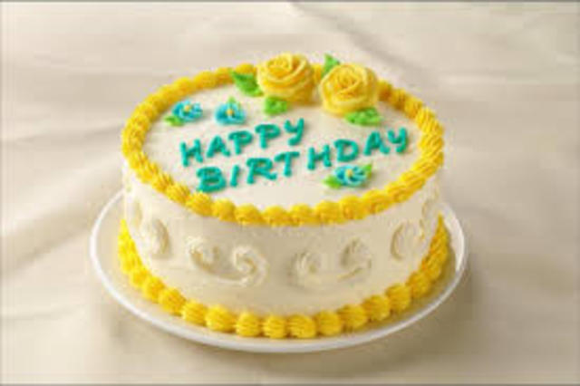 I baked my first cake!