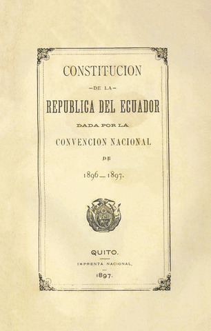 Decimo Primer Constitución del Ecuador