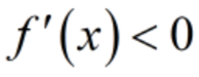 Decreasing function