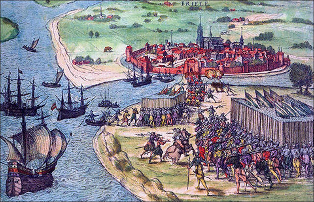 Watergeuzen veroverden het stadje Den Briel, waardoor meer mensen zich aansloten bij de opstand.