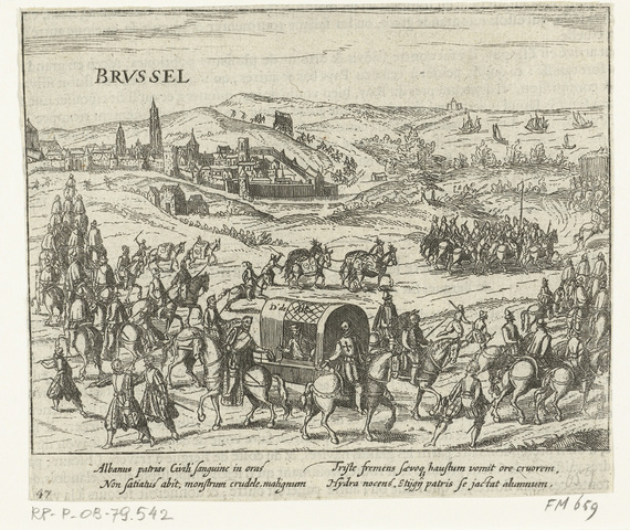 Hertog van Alva verlaat de Nederlanden.