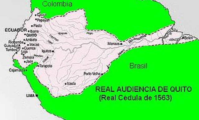 Creación de la Real Audiencia de Quito y Hernando de Santillán fue el primer presidente.