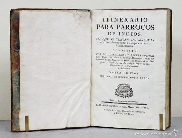 Itinerario para Párrocos de Indios