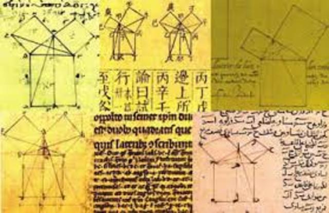 Famosas Demostraciones del Teorema de Pitágoras