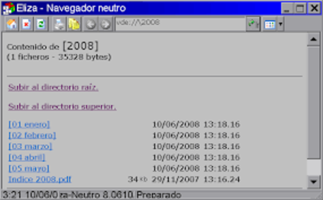 Creación de la Web 1.0- Creación de Elisa