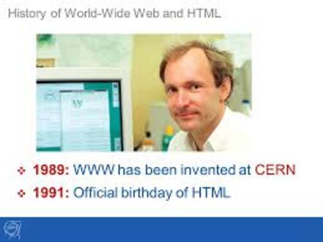 Oficialización de HTML y expanción (Web 1.0)