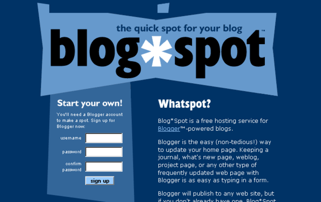 Oficializaciónde los Blogs para el Público