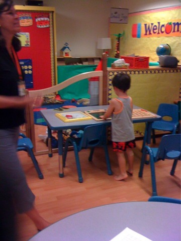 eleni boulougouris goes to kindergarden :)