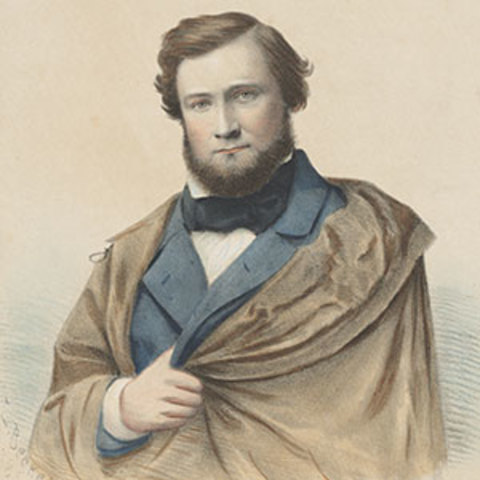 Miners swear to oath under the Eureka flag