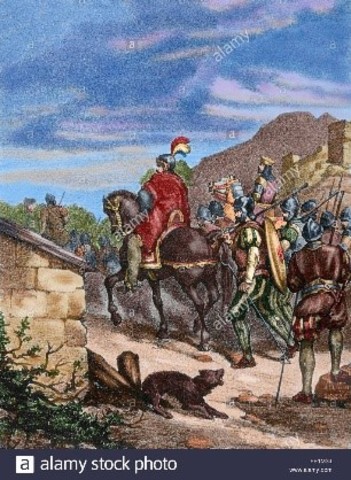 Francisco Pizarro inicia la conquista del Imperio Inca.