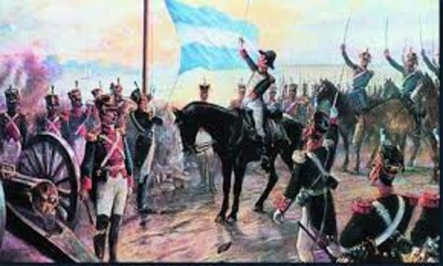 Ejercito del norte y izado de bandera