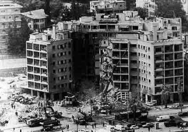 U.S. embassy in Beirut, Lebanon is bombed
