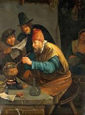 Alquimistas en la edad media.