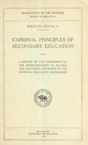 The Cardinal Principles Report of 1918