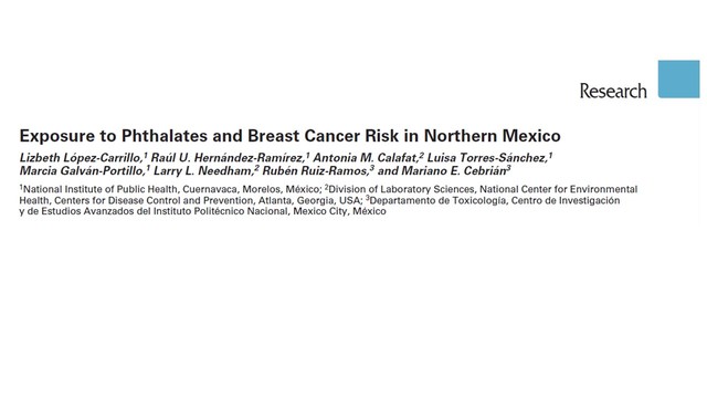 Exposure to Phthalates and Breast Cancer Risk