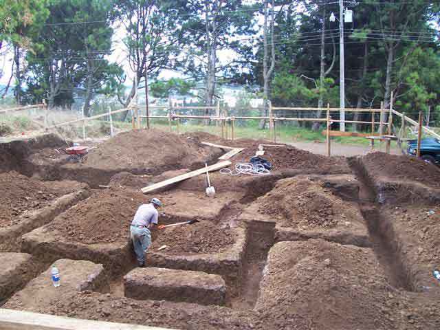 inicio de excavación
