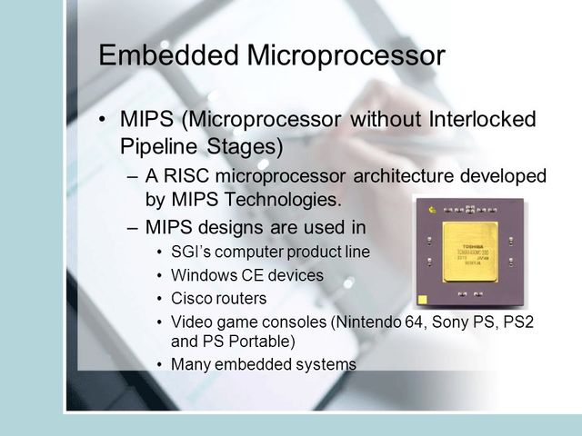 Microprocessor  is developed