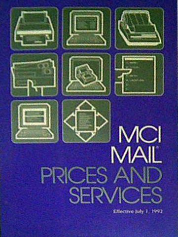 MCI Mail, first commercial email service