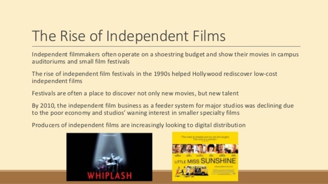 Rise of independent film