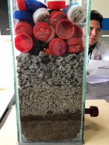 Relleno del biofiltro