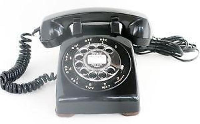 First Rotary Dial Handset Telephone