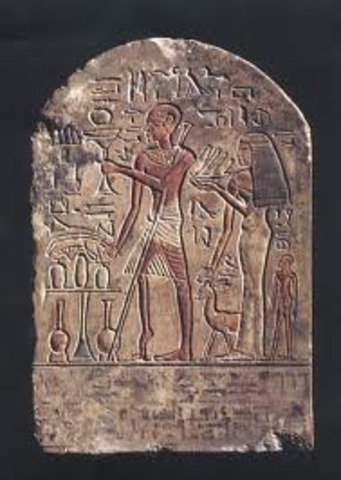Egyptian Stele was found with pictures of the first Polio case between 1580 and 1350 B.C