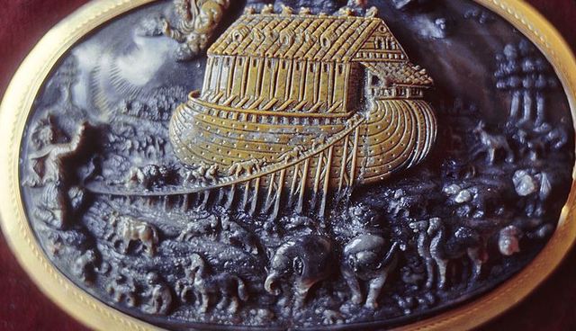 Moneda relata el diluvio