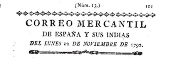 EL CORREO MERCANTIL, POLÍTICO Y LITERARIO