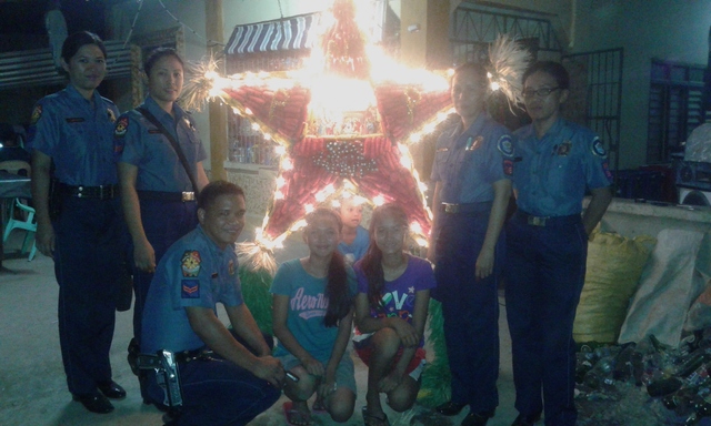 I and my bestfiend create a Parol together with the Pulis Officer