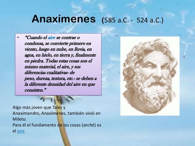 Amaximenes y el aire