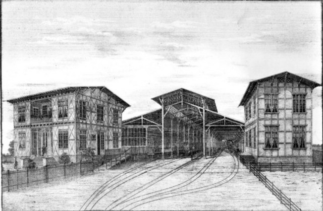 Wieka Brytania,  George Stephenson uruchamia pierwszą linię kolejową