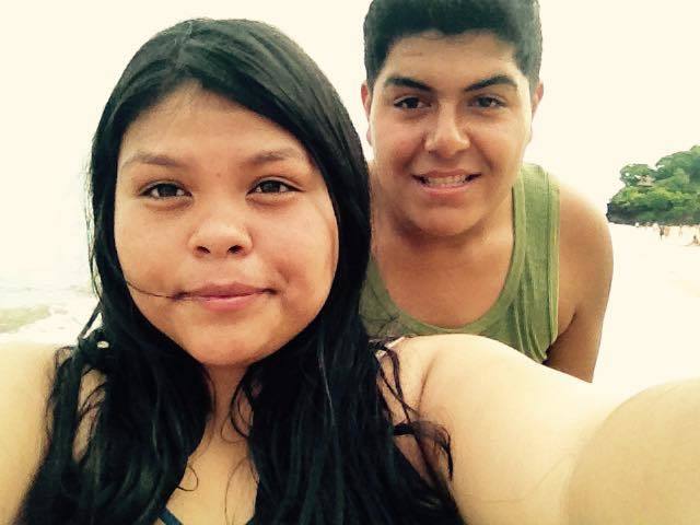 I  went to the beach with my boyfriend