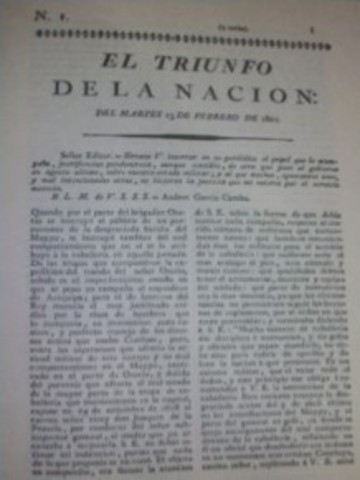 EL TRIUNFO DE LA NACIÓN