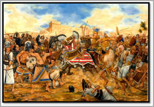 Nabucodonosor derrota a los egipcios