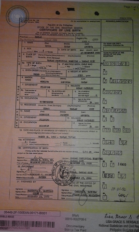 The day that I was born