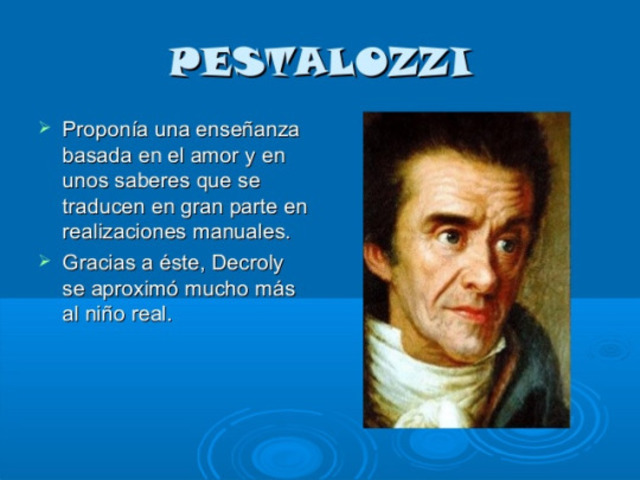 JOHAN HEINRICH PESTALOZZI