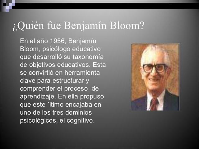 BENJAMIN BLOOM