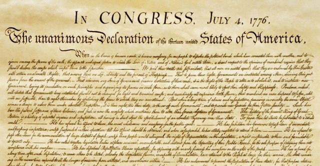 The Declaration of Independence