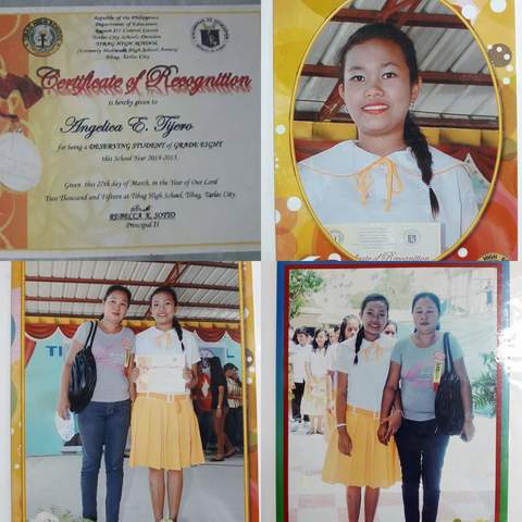 My Grade 8 Recognition