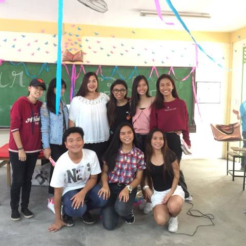 first christmas party in my senior high school life.