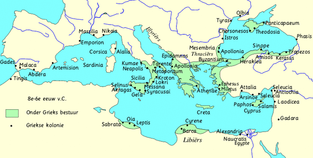 Begin Griekse kolonisatie