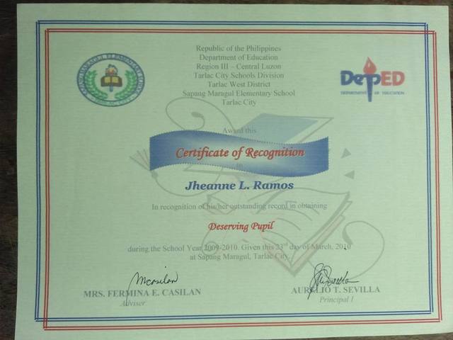 Grade 3 Certification