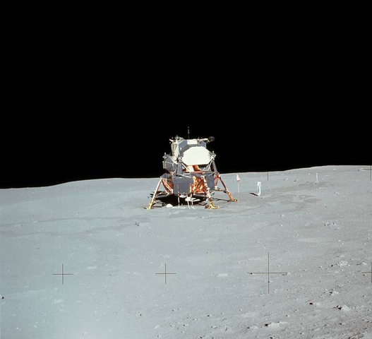 GMT: 20:17:39 - Armstrong landed the ‘Eagle' on the moon.