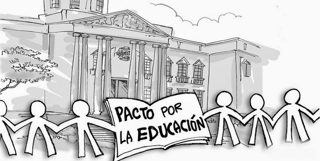 Gran Pacto por la Educación entre las principales fuerzas políticas, económicas y sociales del país.