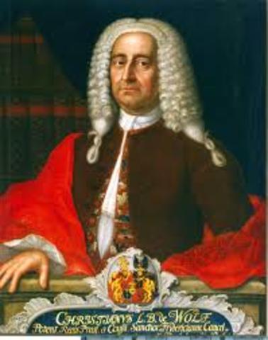 Christian Von Wolff (1679-1754)