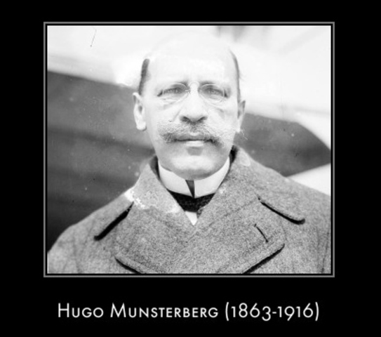 SIGLO XX TEORIAS DE MUNSTERBERG