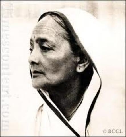 Ghandi's wife kasturba