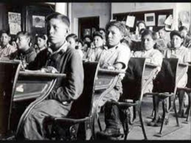 Late 1800s- Compulsory education laws