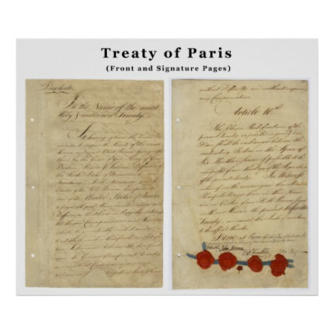 Treaty of Paris is Signed